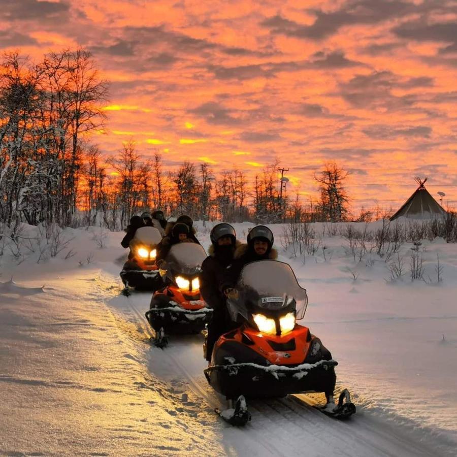 Máttaráhkká Northern Light Lodge Kiruna Exterior foto