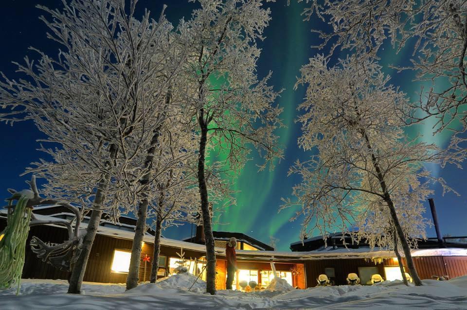 Máttaráhkká Northern Light Lodge Kiruna Exterior foto